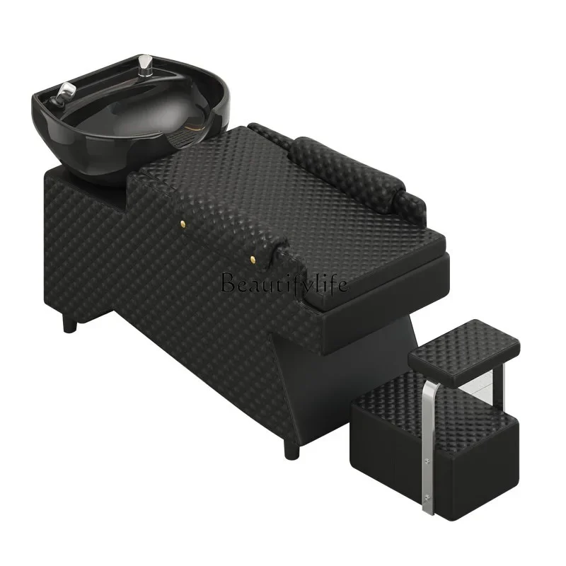 

FG52Shampoo bed Classic pattern full lying shampoo bed with foot pedal