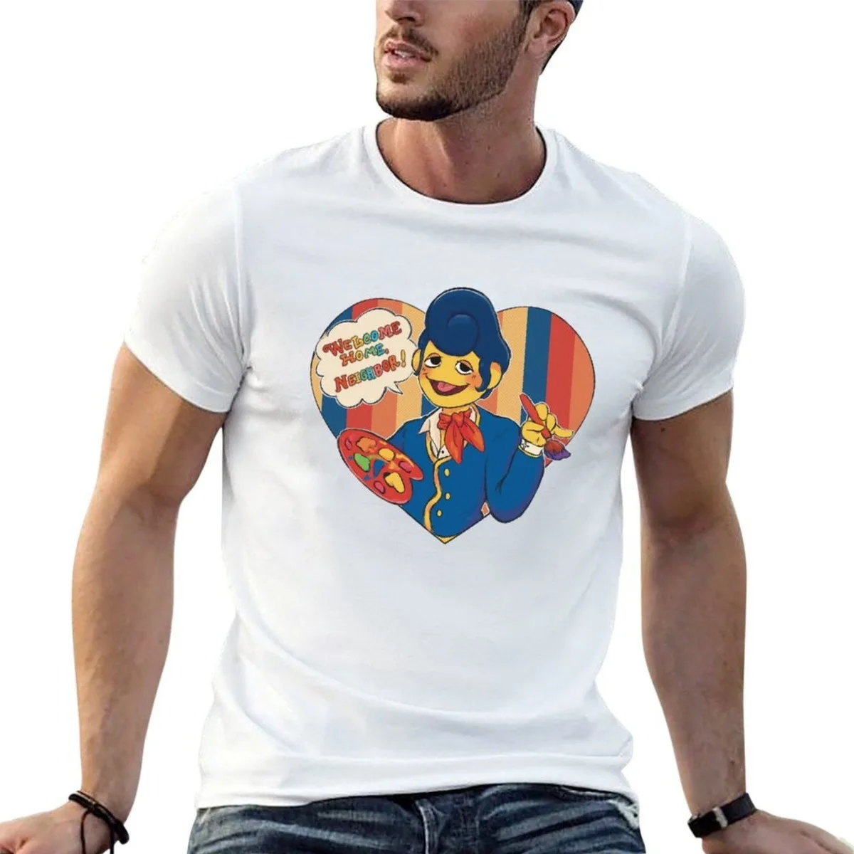 

Мужская футболка с авторизованным мультяшным рисунком Диснея, 100% чистый хлопок, роскошный тренд, универсальный топ