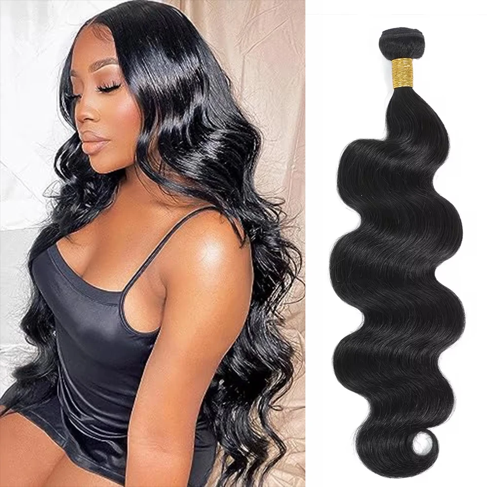 

Body Wave Bundles Human Hair Only 1 PC/100g Loose Body Wave Human Hair Bundles Deals Double Weft 8-30 Inches Wholesale Price