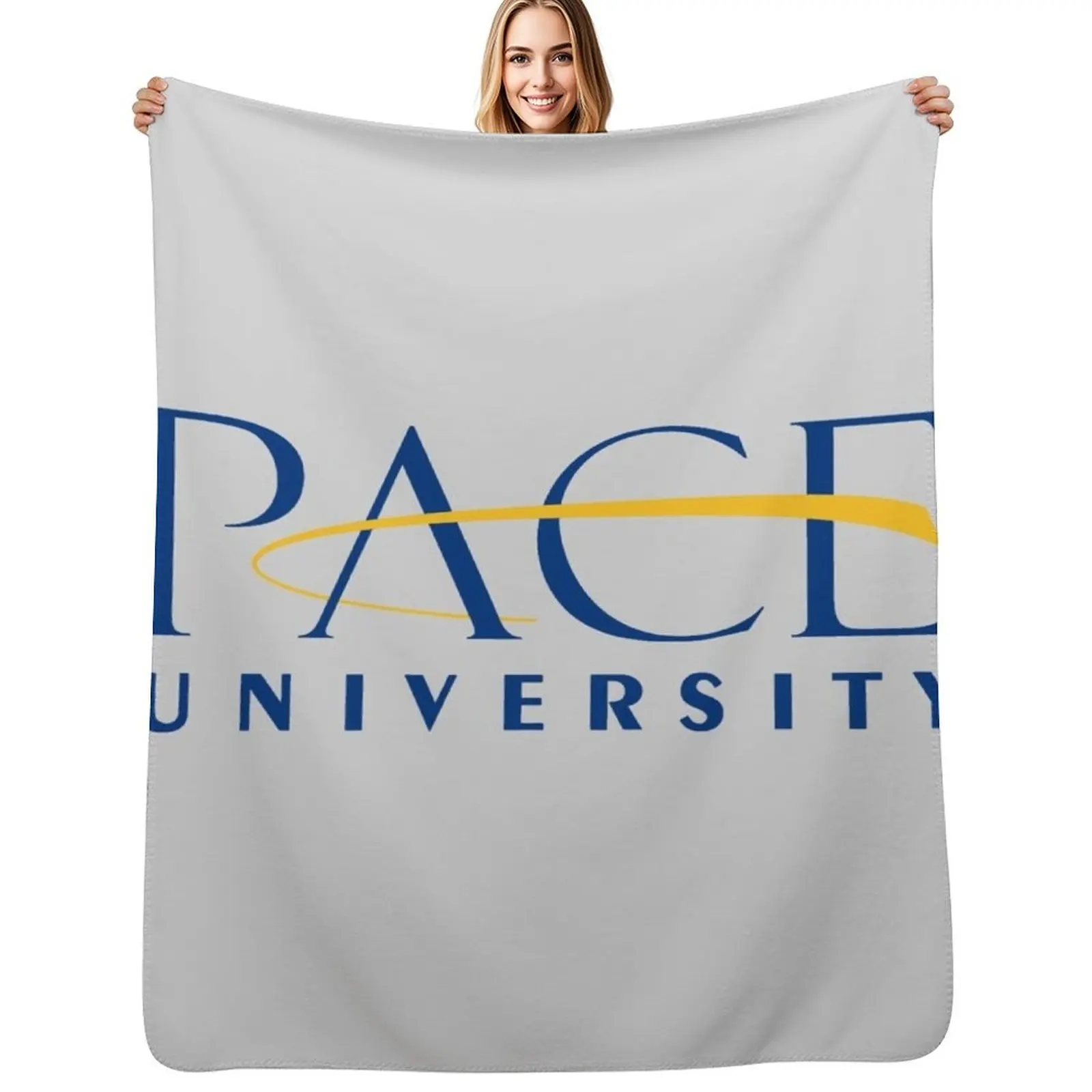 

Pace University Throw Blanket Thin Furrys Luxury St Multi-Purpose Blanket