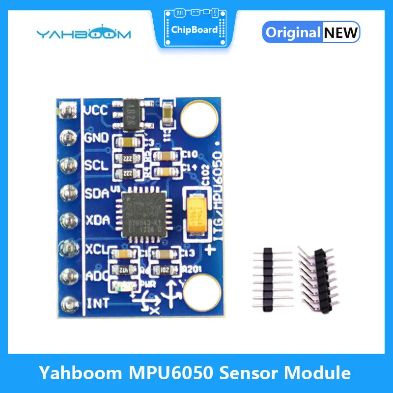 Yahboom MPU6050 six-axis sensor module three-axis accelerometer gyroscope 6DOF STM32 self-balancing car sensor module