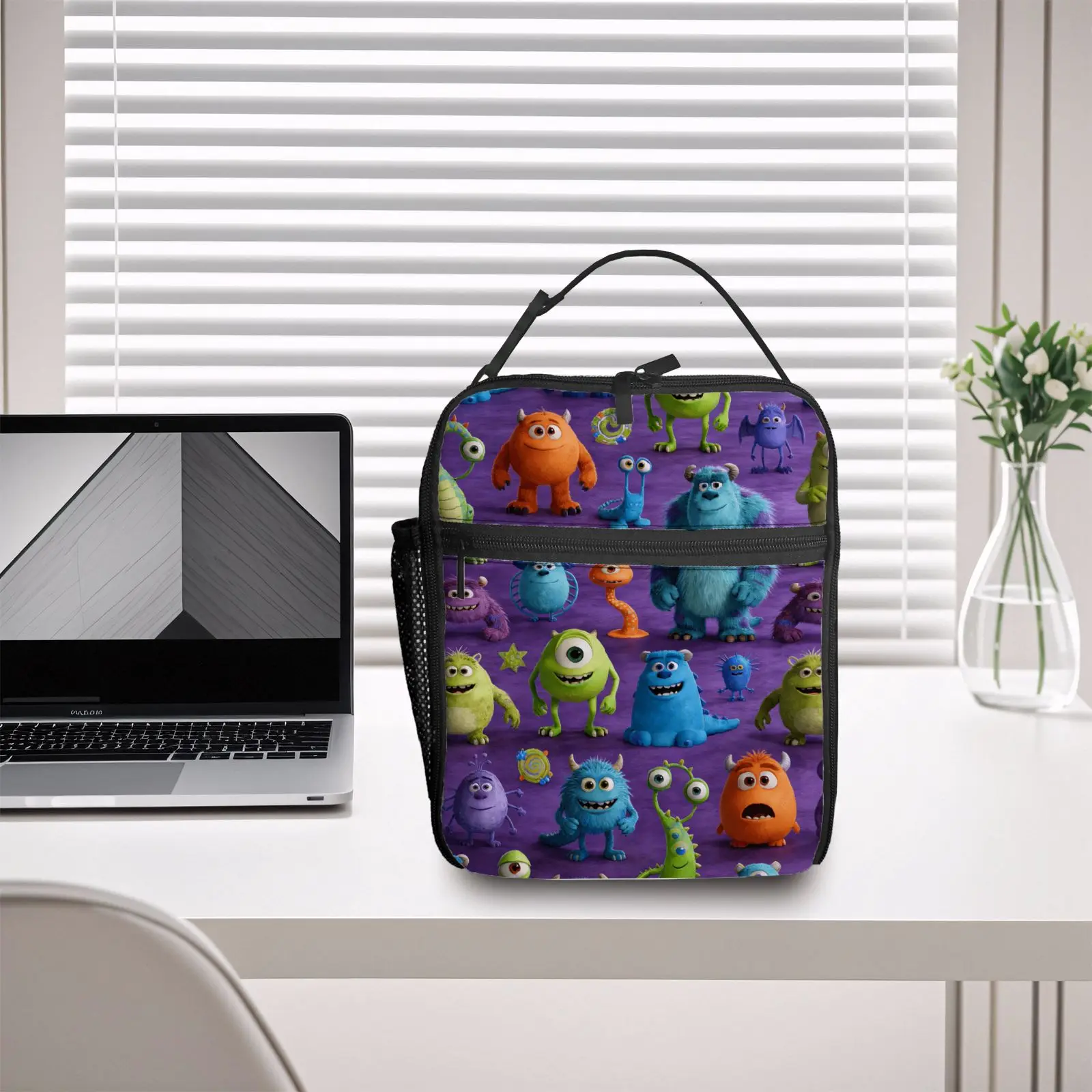 

1pc Monsters, Inc. Lunch Bag Handbag High-Quality Cute Casual Party Picnic School Gift for Daily Use