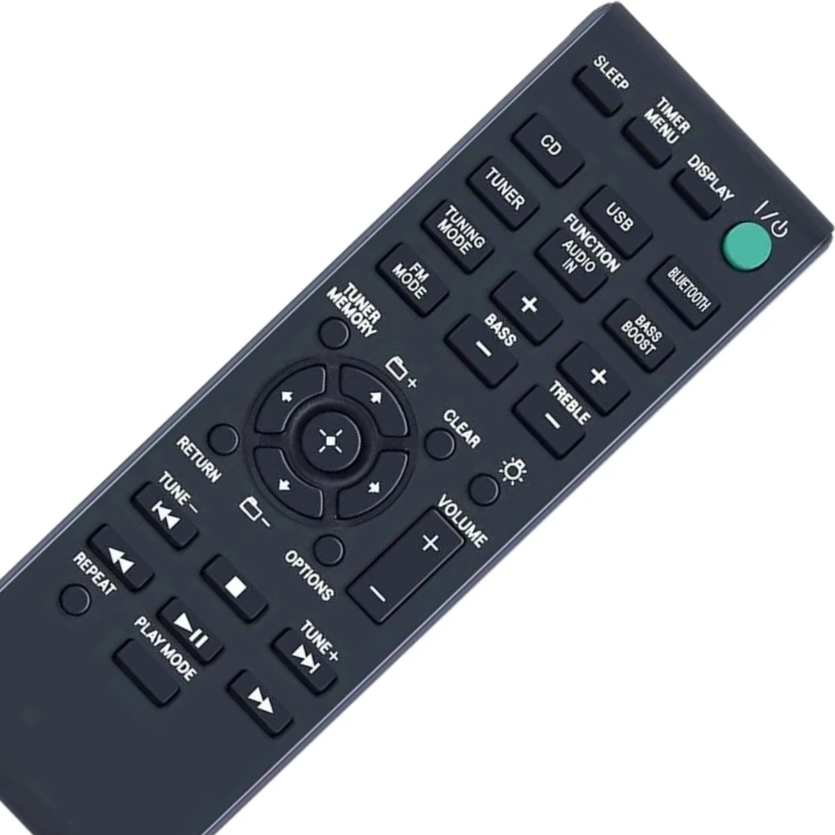 Control remoto para Sony RM-AMU171 para CMT-SBT100 CMT-SBT100B HCD-SBT100 HCD-SBT100B controlador de televisión AV negro