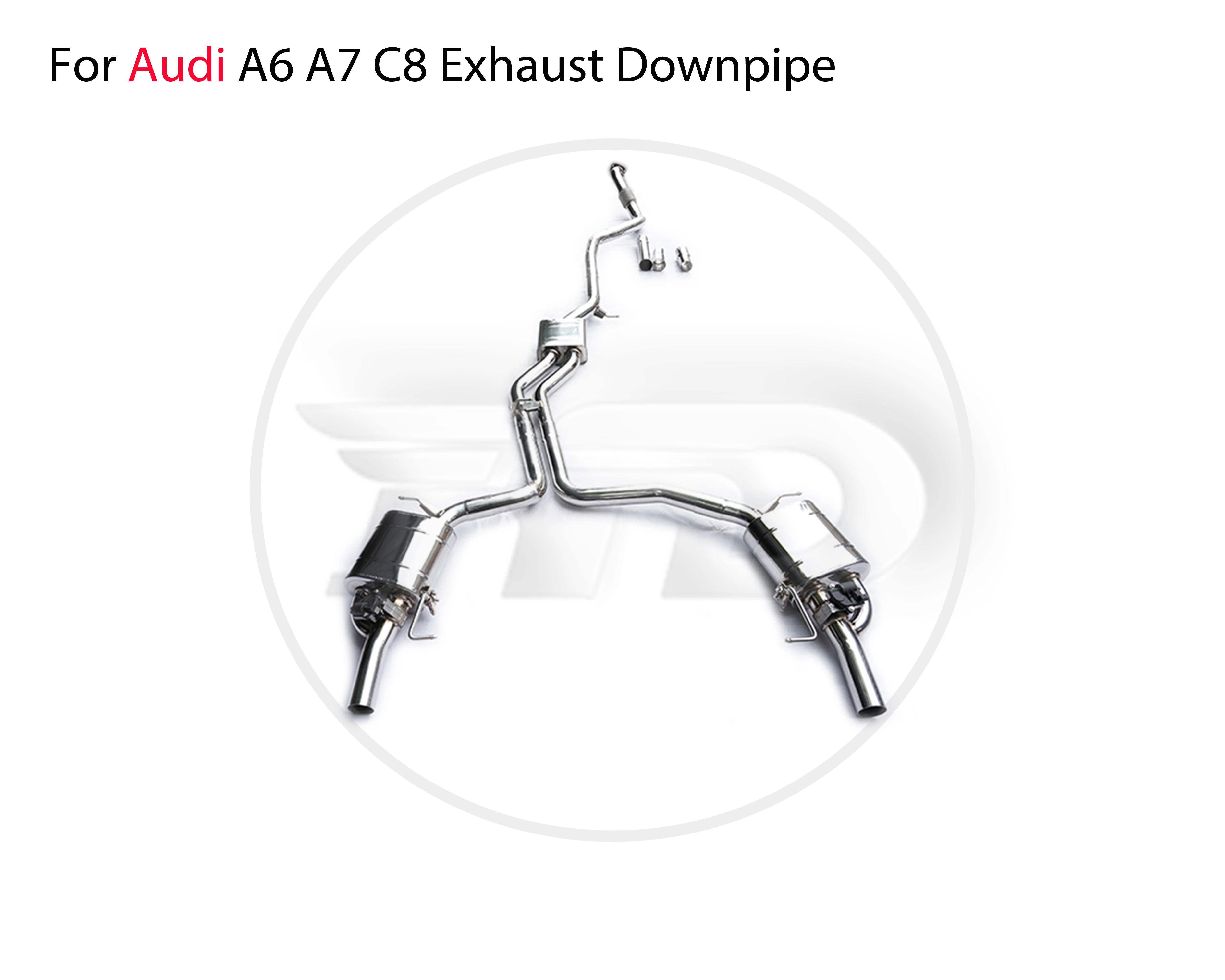 

HMD Stainless Steel Exhaust System Performance Downpipe And Catback for Audi A4 A5 B9 Auto Modification Electronic Valve