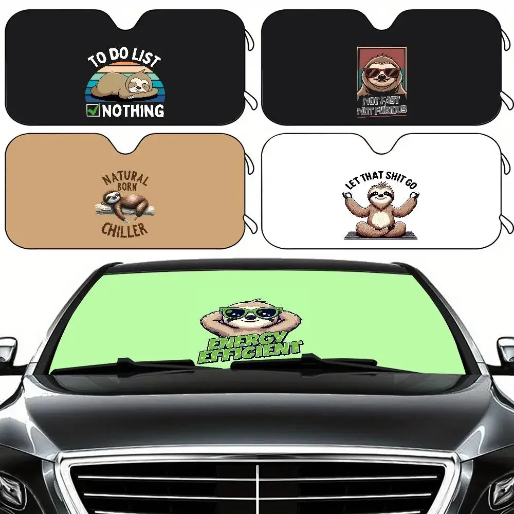 

Sloth Car SunShade Car Window Windscreen Cover Sun Shade Auto Sun Visor