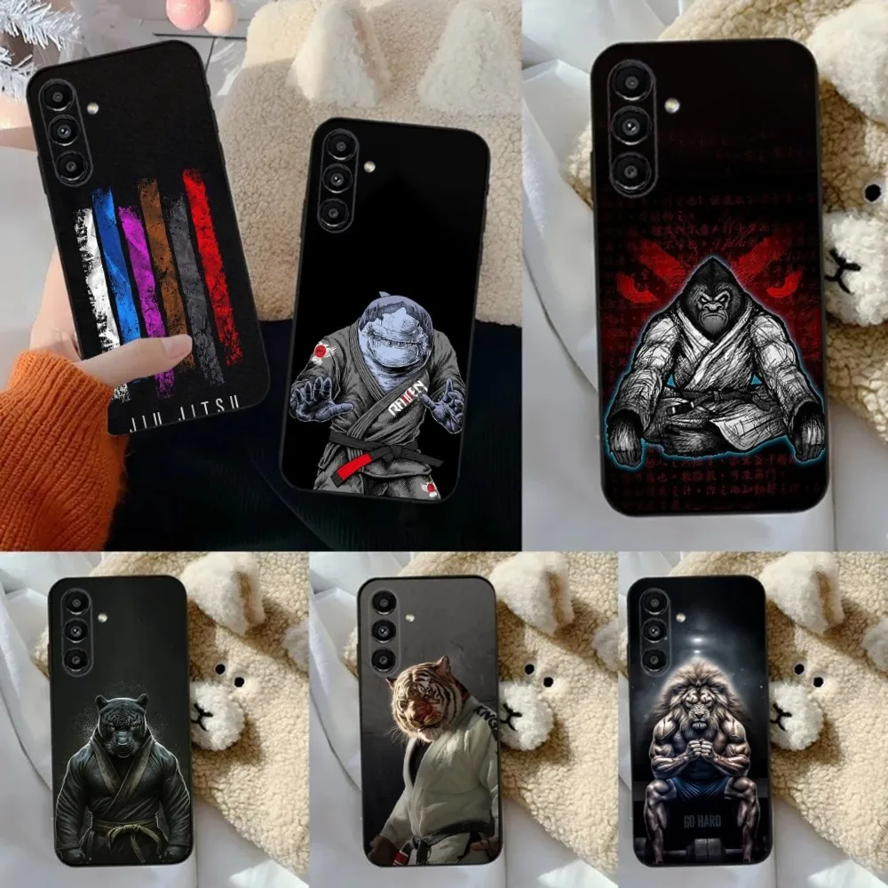 

Judo Jiu Jitsu BJJ Phone Case For Samsung S24,23,22,30,21,10,9,Ultra,Plus,Lite,FE,5G Black Soft Case