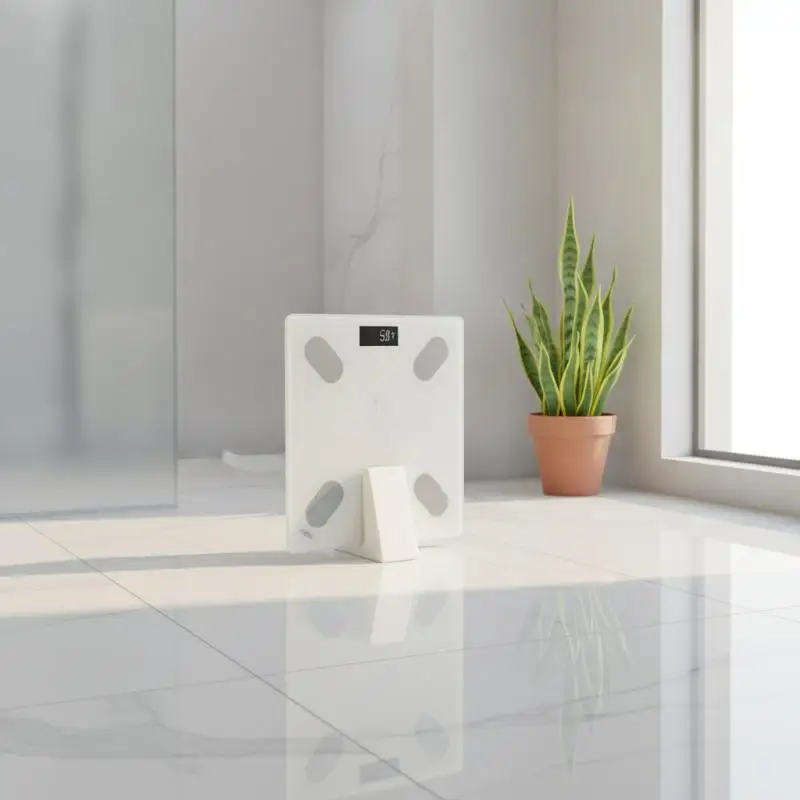 Body Fat Scale Desktop Storage Rack Easy to Move Non-slip Weight Scale Bracket Practical Shelf for Bedroom Living Room