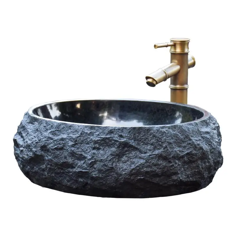 

Stone washbasin retro washbasin art stone basin creativity