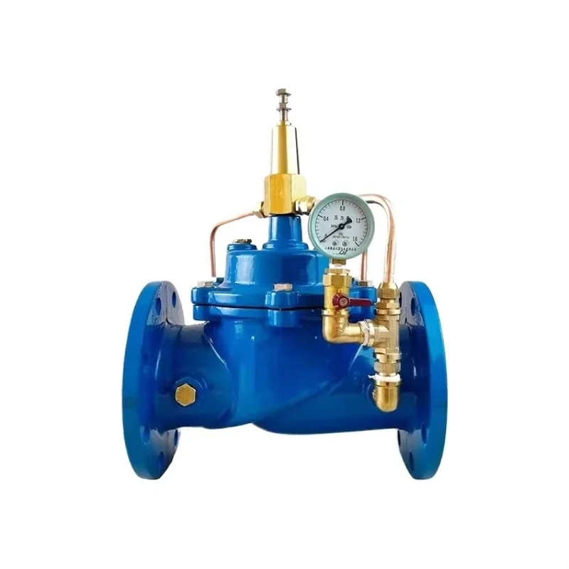 

High quality ink cast iron hydraulic control valve medium pressure normal temperature pressure valve