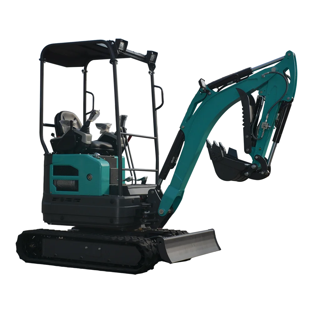 Nicooil حفارة صغيرة 1.8 طن مع وسادات مطاطية وأصابع هيدروليكية، حفارة زاحفة صغيرة، جودة سريعة وعالية