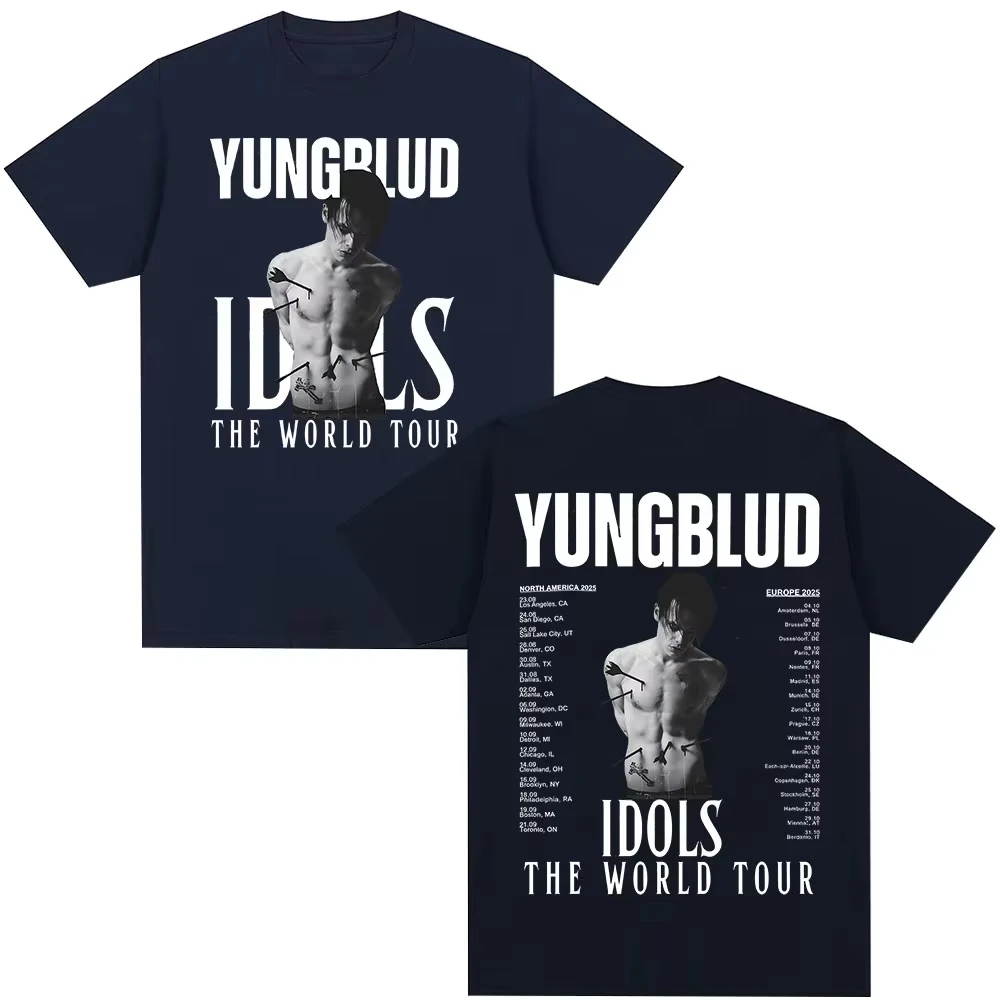 Yungblud IDOLS The World Tour 2025 T Shirt Mens Women Hip Hop