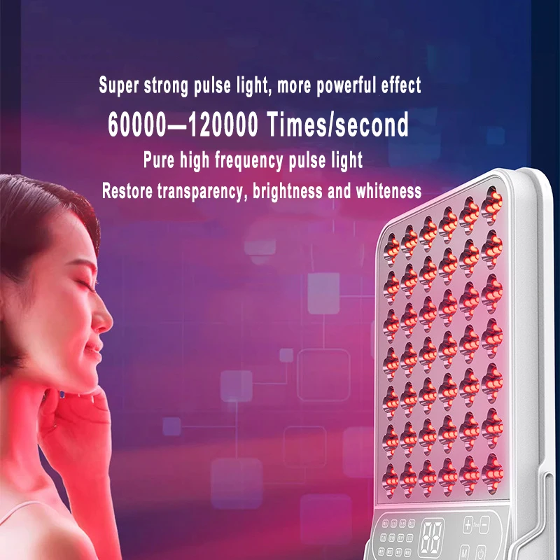 

Newest Portable Beauty Health Device LED Red Light Face Therapy Device Skin Whitening Skin Care Facial Machine Home Use