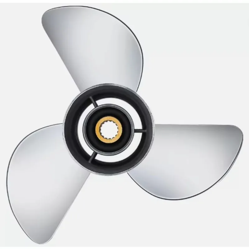 13X17-K Series Stainless Steel Propeller For Outboard Motor T50/60/F70/75/80/85/100/115/130HP 15 Spline Tooth