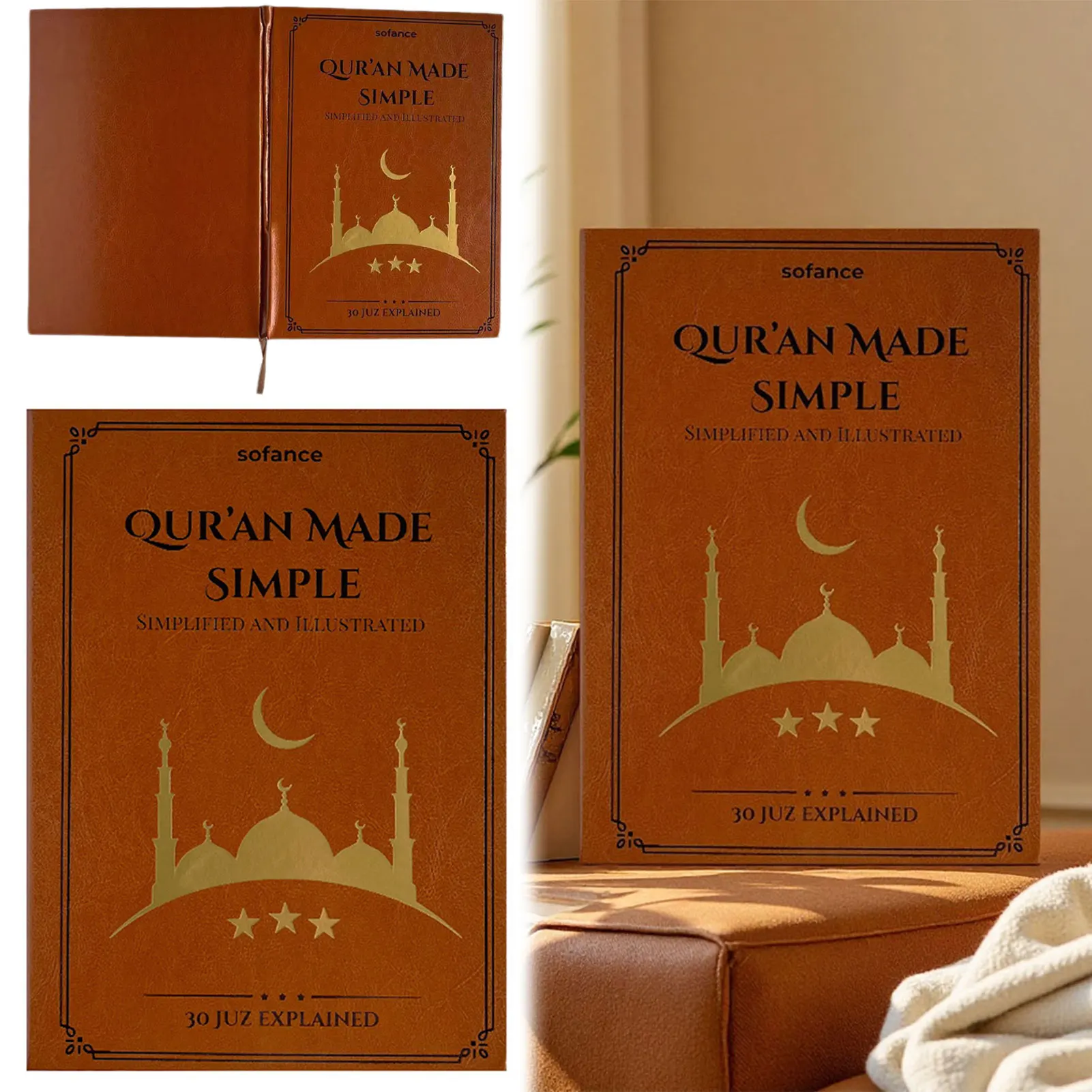 

The Quran Journeys Holy Quran Made Simple Illustrated Religious-Devotional Guide Qurans Learning Book For Students