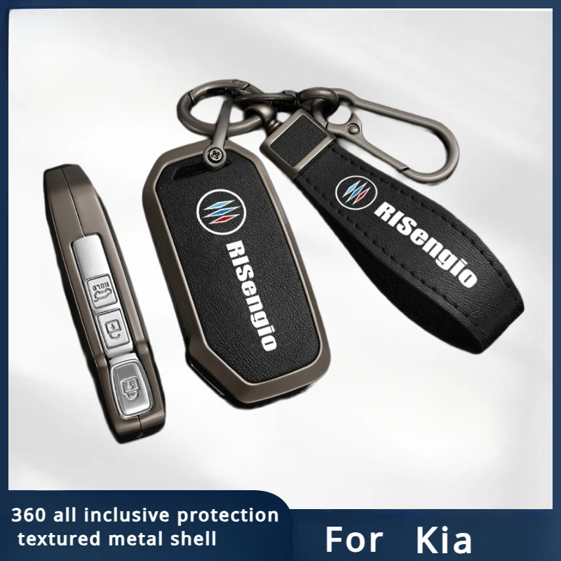 

Zinc alloy car Case for Kia K3 KX3 KX7 K5 Sportage Carnival Mpv KIA Smart Remote Key Cover K8 Key Shell Keychain Accessories