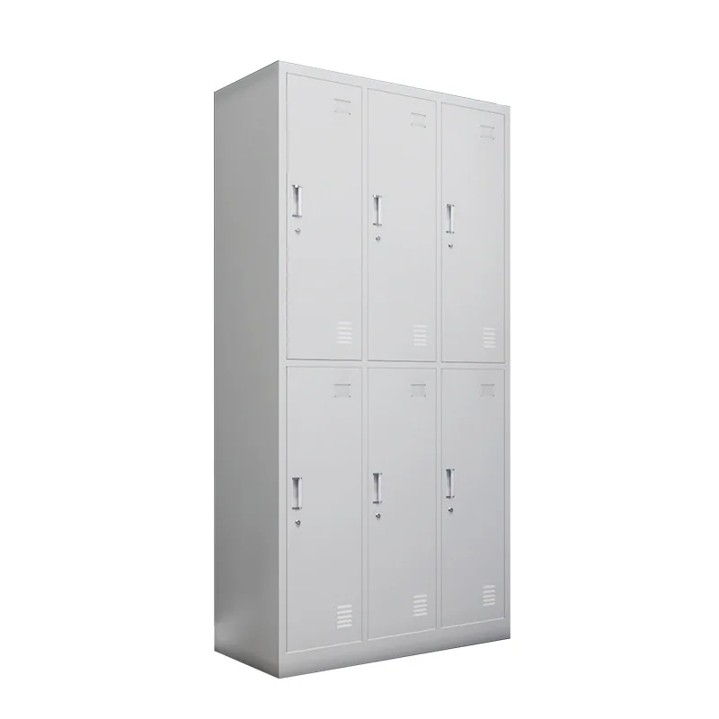 

Wardrobe 9 Door Steel Locked Iron Cabinet Office Cabinet Factory Storage