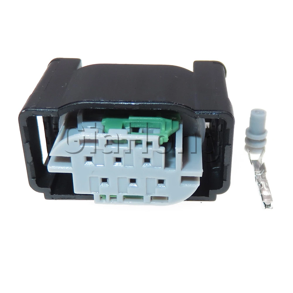 Sensor de acelerador de coche, conector sellado de 6 vías, carcasa de plástico, enchufe para Benz BMW 1-967616-1 2-967616-1 7M0973119, 1 Juego