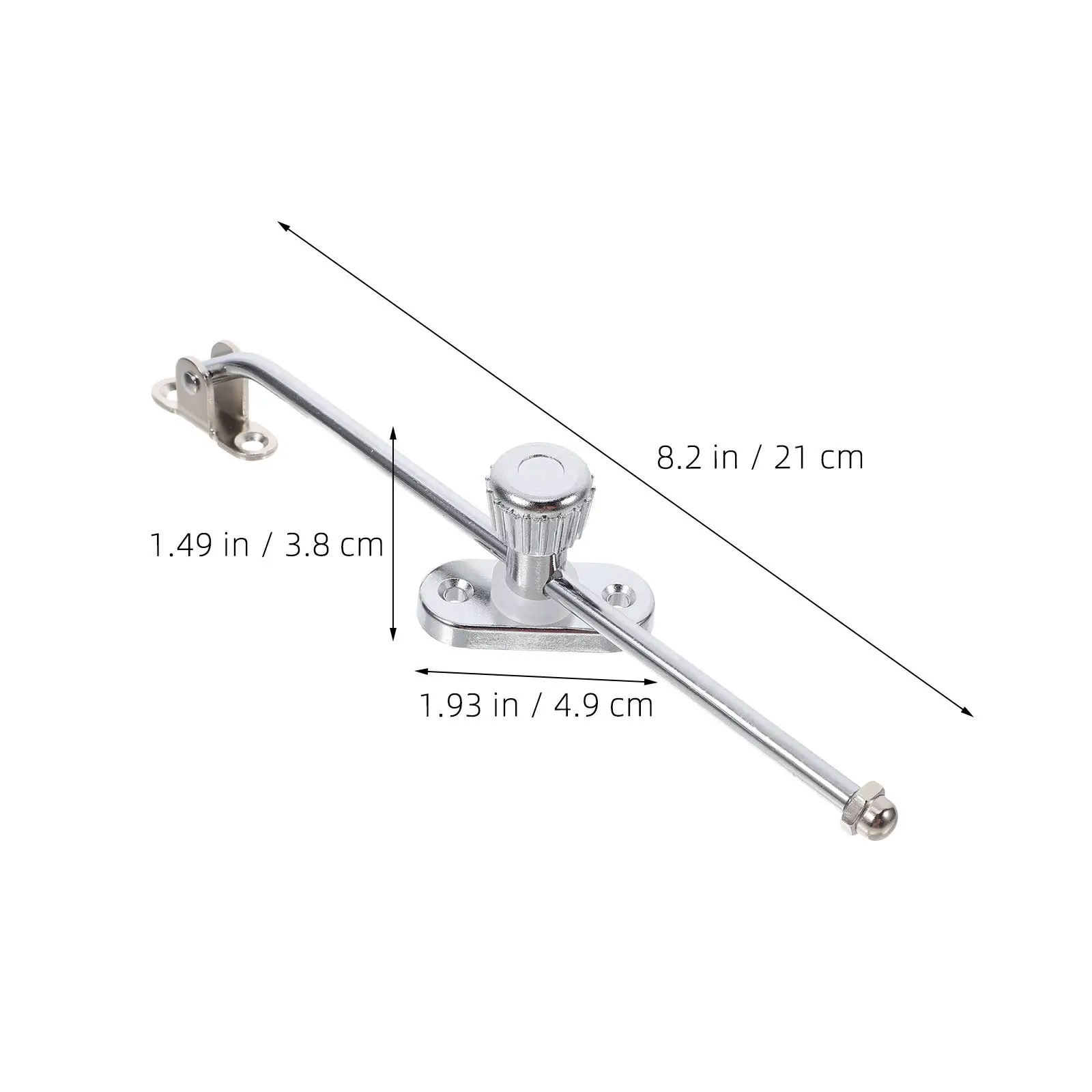 2Pcs Home Door Window Stay Adjustable Metal Support Arm Traditional Style Casement Window Replacement Hardware
