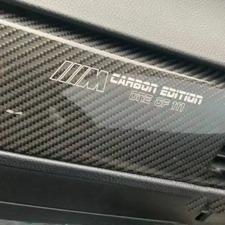 Наклейка на центральную панель управления для BMW M3 Cap Limited Edition 