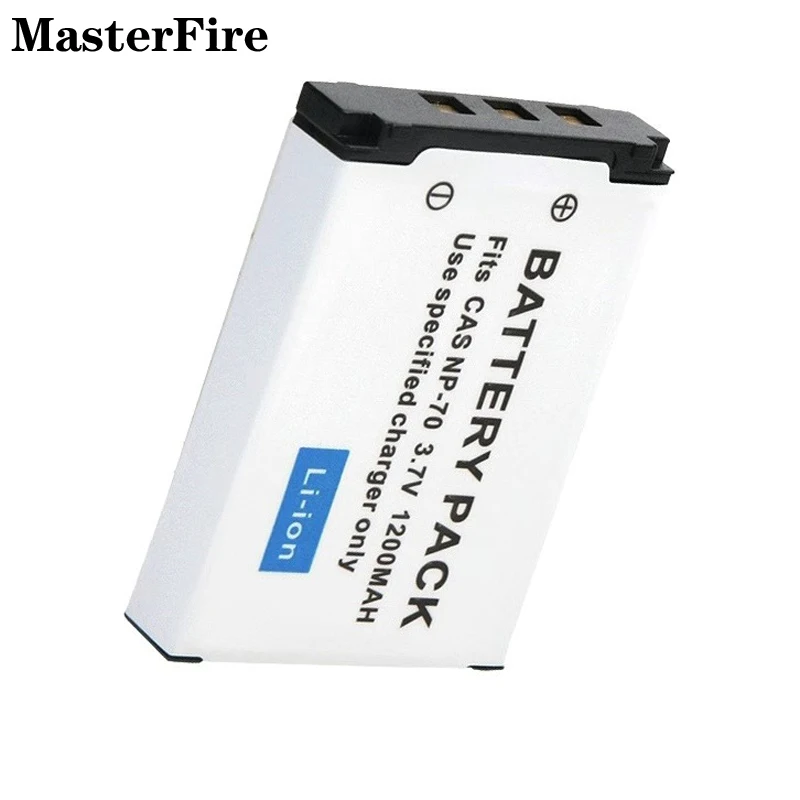 NP-70 CNP-70 CNP70 1200mah 3.7V แบตเตอรี่กล้องสําหรับ Casio Exilim EX-Z5, EX-Z4, EX-Z3, EX-S770, EX-S600, EX-S100, EX-M1 แบตเตอรี่