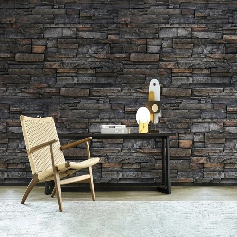 

Настенная роспись на заказ, оригинальная каменная настенная текстура, украшение, картина для телевизора в китайском стиле, спальни, украшение дома, фоновая стена