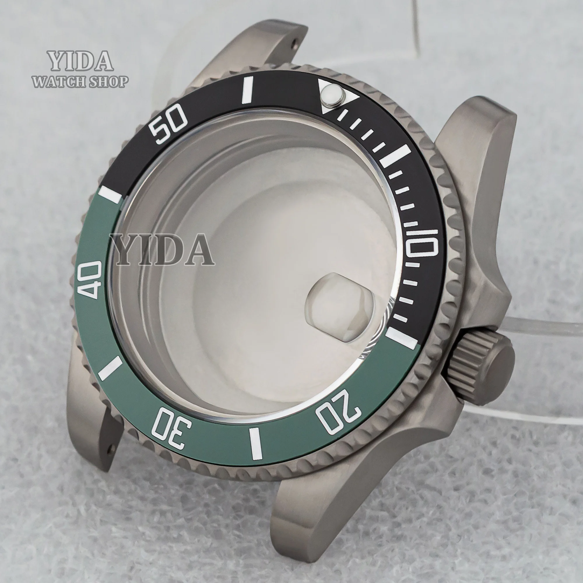 40mm NH35 Titanium Watch Case 10ATM Waterproof Case for NH35 NH36 SUB GMT NH35 Titanium Mod Watch Accessories Parts Repair Tools