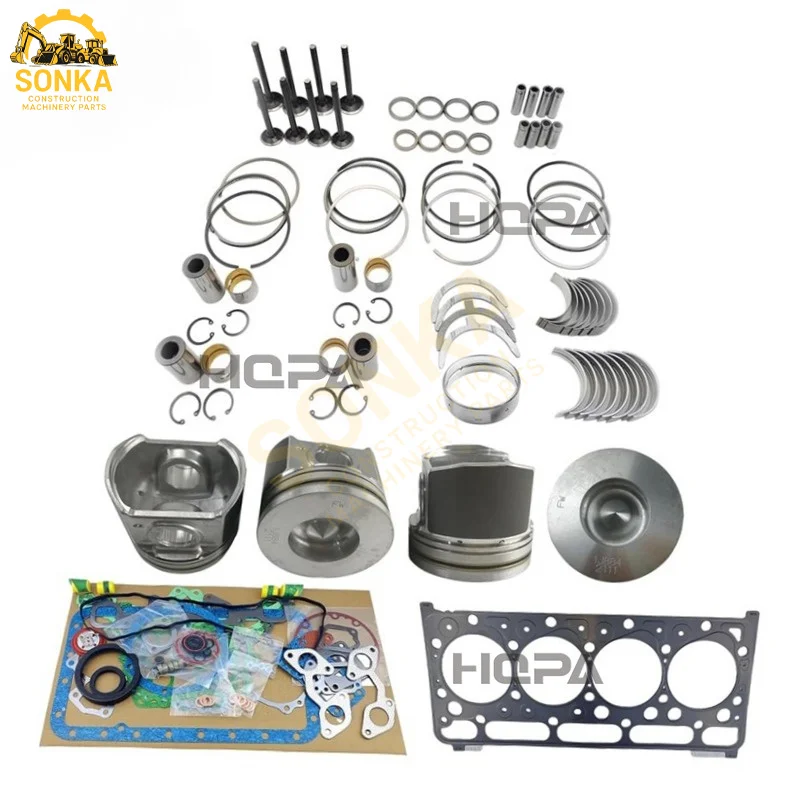 

1J751-21113 1J75121113 For Kubota V3307 Engine Overhaul Rebuild Kit Piston Liner Gasket Kit