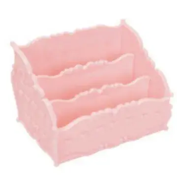 Multi-Functional Heart Shaped Desktop Remote Controller Organizer Box Cosmetic Partition Storage Box Jewelry Display Holder