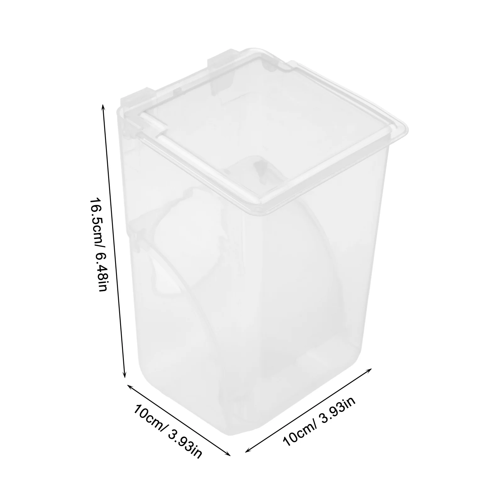 Hanging Pigeon Feeder Transparent Flip Cover Anti-Spill Food Box Cage Feeder Practical Bird Food Dispenser Space Saving Durable - Image 4