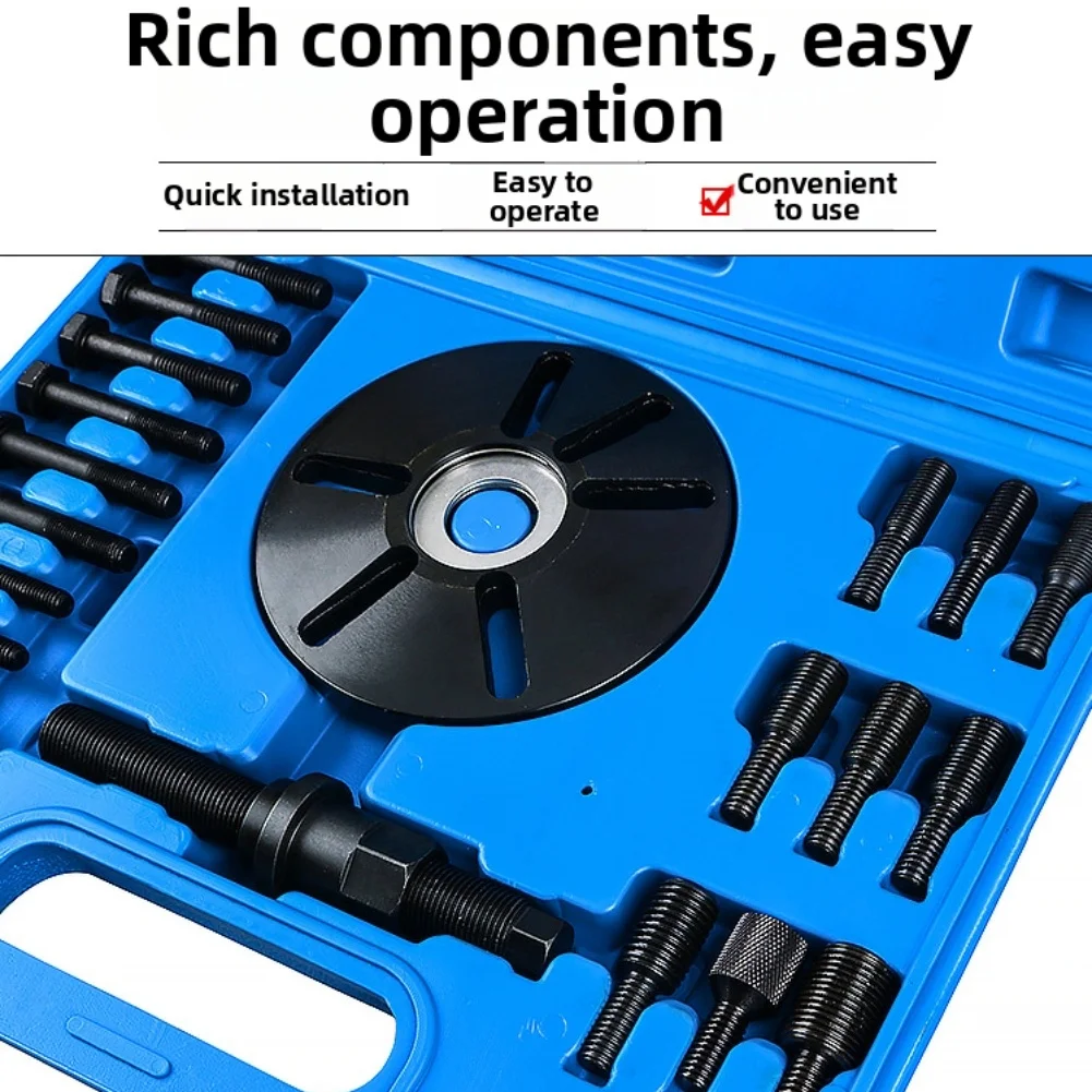 29-Piece Timing Belt Wheel Disassembly Tool Set For Easy Installation & Removal Timing Belt Wheel Disassembly Tool