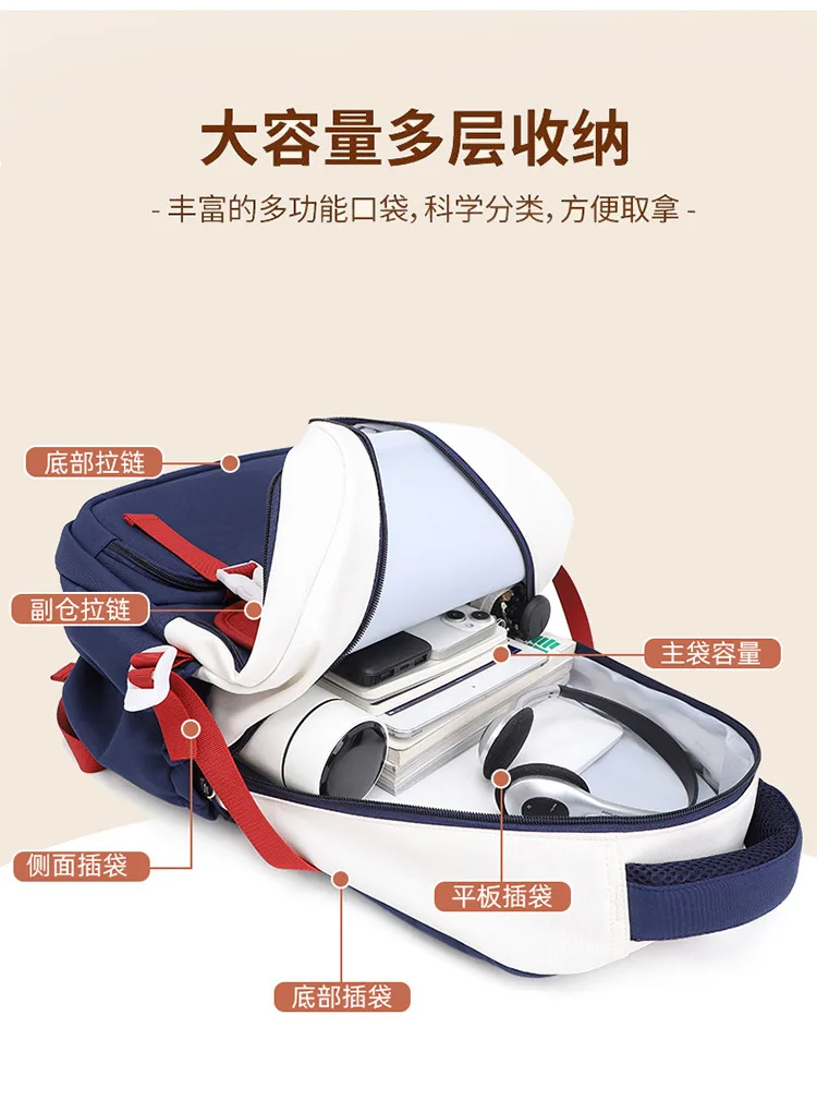 Ages 6-12 Book Bag Kids Waterproof Lightweight Fashion Backpack for Teenagers Boys & Girls Kids School Bag Children