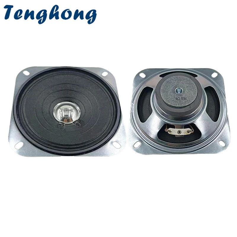 Unidad de altavoz de rango completo, dispositivo publicitario de 2 piezas, 4 pulgadas, 102MM, 8 Ohm, 5W, juguete, transmisión de seguridad para coche, altavoz de Audio con instrucción de voz