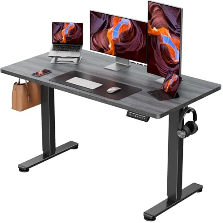 Height Adjustable Electric Standing Desk, Sit Stand up Desk, Memory Computer Home Office Desk