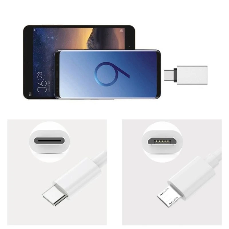 83ce 2pcs USB C до USB3.0 Адаптер USB до USB C OTG -адаптер для устройств типа C
