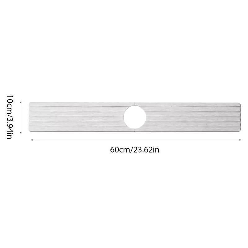 Faucet Mat For Draining Splash Guard Kitchen Sink Mat Absorbent Faucet Handle Drip Catcher Tray Drying Mat For Kitchen And
