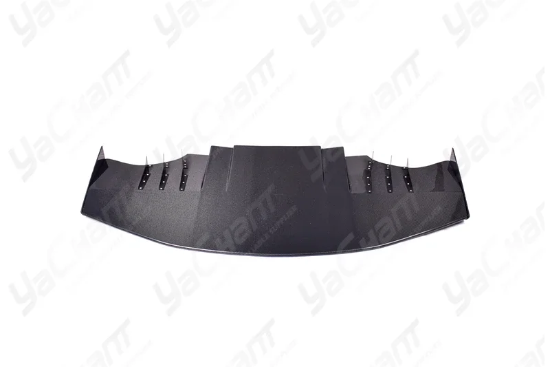 Car-Styling Carbon Voltex Cyber Version Style Front Diffuser 1900mm Wide Fit For 2004-2007 Lancer Evolution 8-9 EVO 8 EVO 9