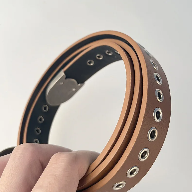 المرأة خمر جلد طبيعي مصمم مشد الإناث Cummerbund معطف حزام فستان Decration حزام ضيق J838