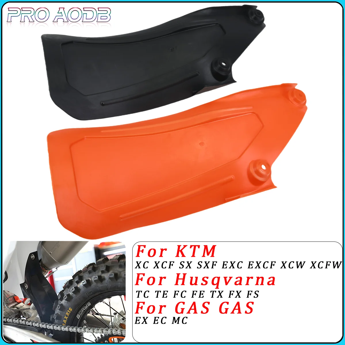 

Motorcycle Rubber Rear Fender Mudguard Cover For KTM SX SXF XC XCF EXCF Husqvarna FC TC FX FE TE TX FS 125 150 250 300 350 450