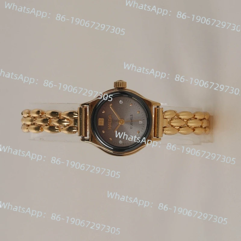 

Shanghai Haida, маленькие ручные механические золотые браслеты, ретро ностальгические литературные легкие роскошные женские часы