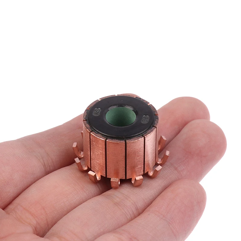 Hot Sale 1 Piece Copper Hook Type Electrical Motor Commutator 23x9x17mm 12P Teeth Copper Hook Type Electrical Motor Commutator