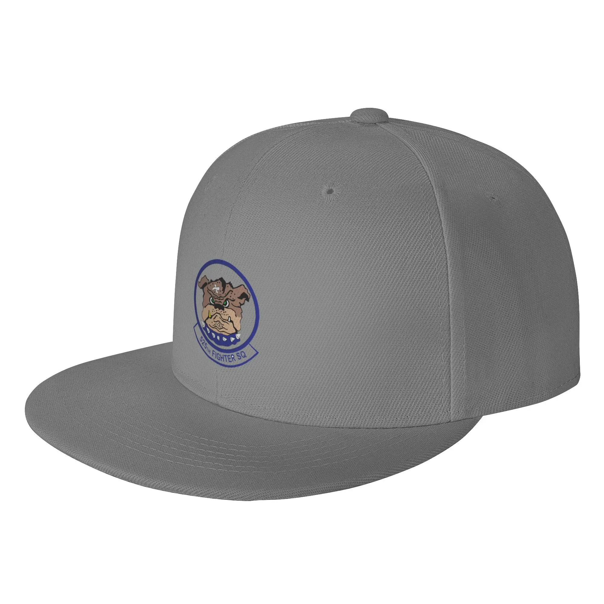 Fashion 525TH FIGHTER SQUADRON Flat Brim Sun Hat  Prevents Head Tightness Visor Hat