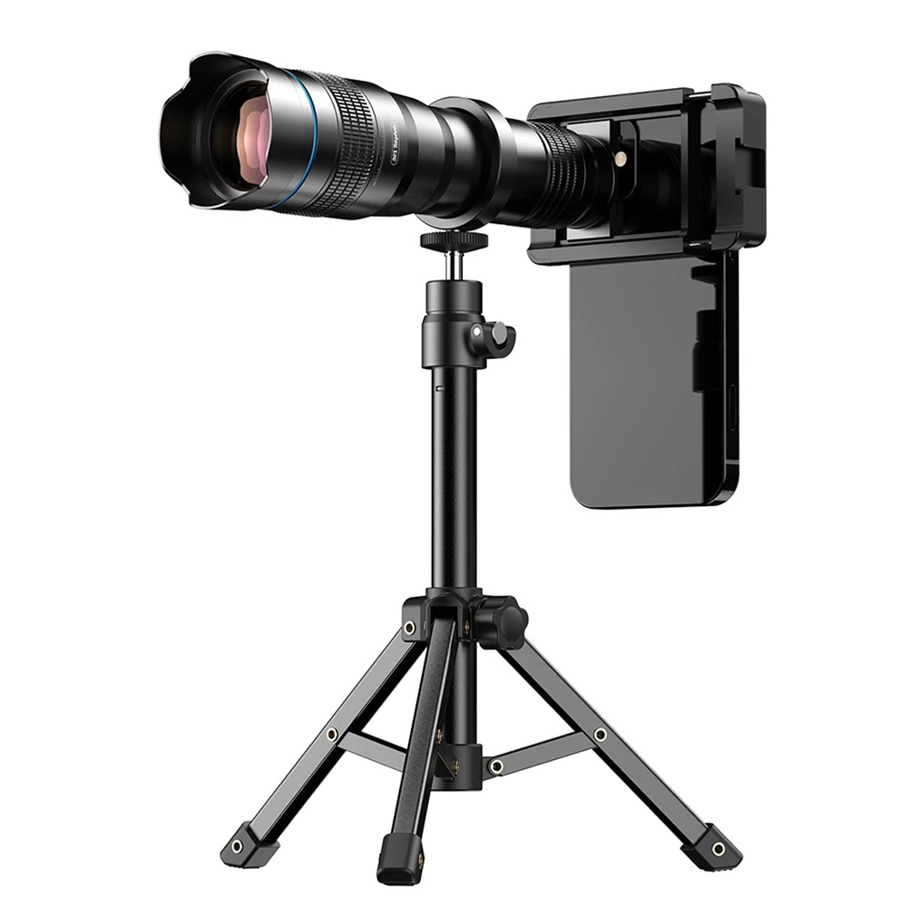 

APEXEL 36X Telescope Monocular with Metal Tripod Universal Clip Zoom Telephoto for iPhone Huawei Shooting Birds Watching Concert