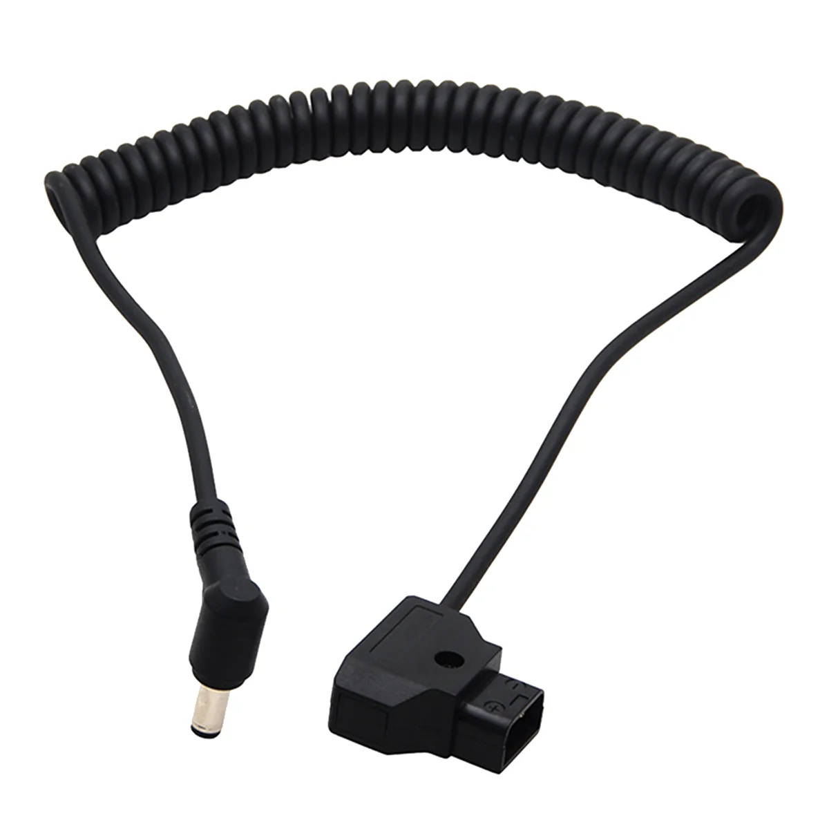 D-Tap B Type Male Plug to DC Power Supply Line Elbow with Lock Camera Equipment Power Supply Industrial Connector