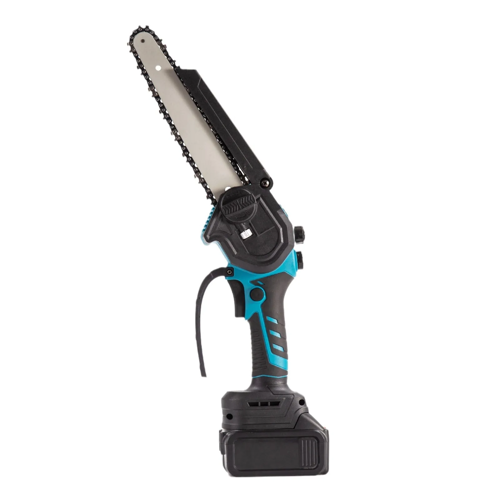 Mini Electric Chain Saw 6-Inch Gardening Woodworking Lithium Electric Chain Saw Handheld Chain Saw Chainsaw