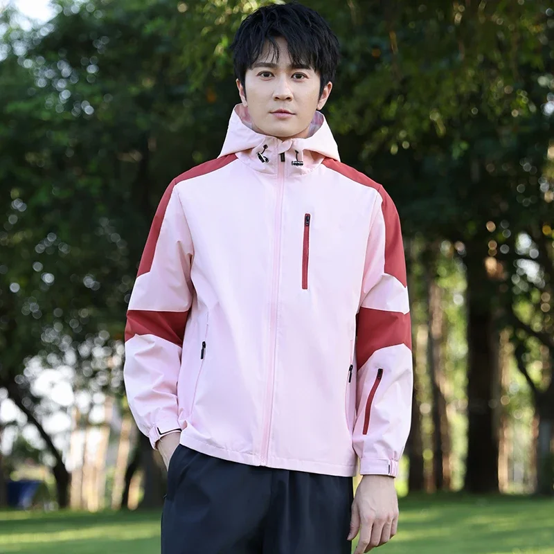 

Urban Outdoor Hooded Design Version Loose Slim Fashion Trend with Waterproof Wind-proof Fabric Breathable Comfort Anti-scratch