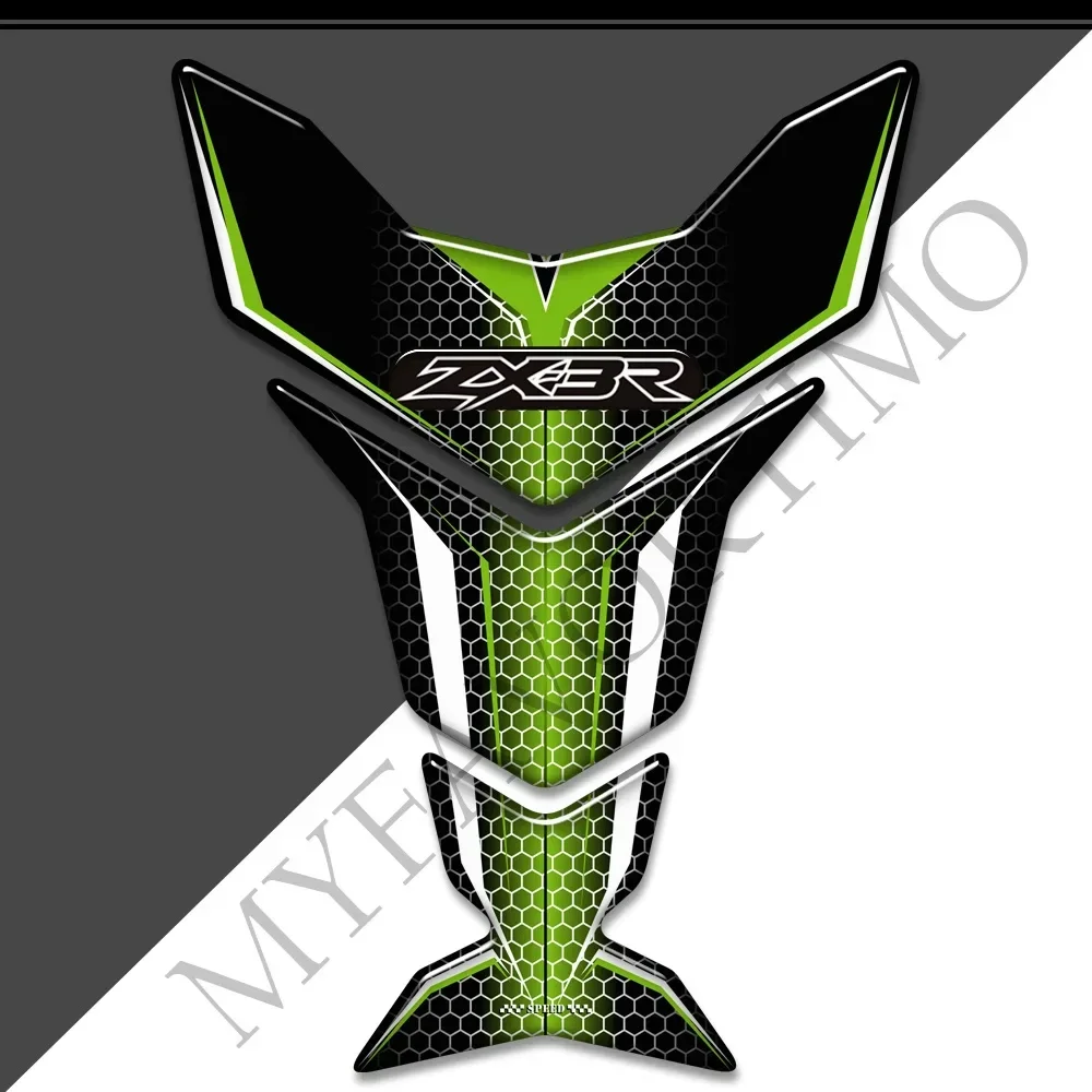 

Fit Kawasaki Ninja ZX3R ZX 3R ZX-3R 300 Motorcycle Tank Pad Stickers adhesive decals Emblem Logo Protector Gas Fuel Oil Kit Knee