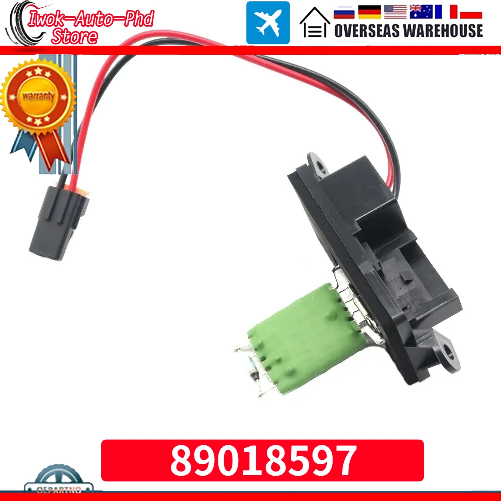 

Резистор двигателя вентилятора отопителя HVAC для Chevrolet Avalanche Silverado Suburban 1500 2500 HD GMC Sierra Yukon XL 89018597