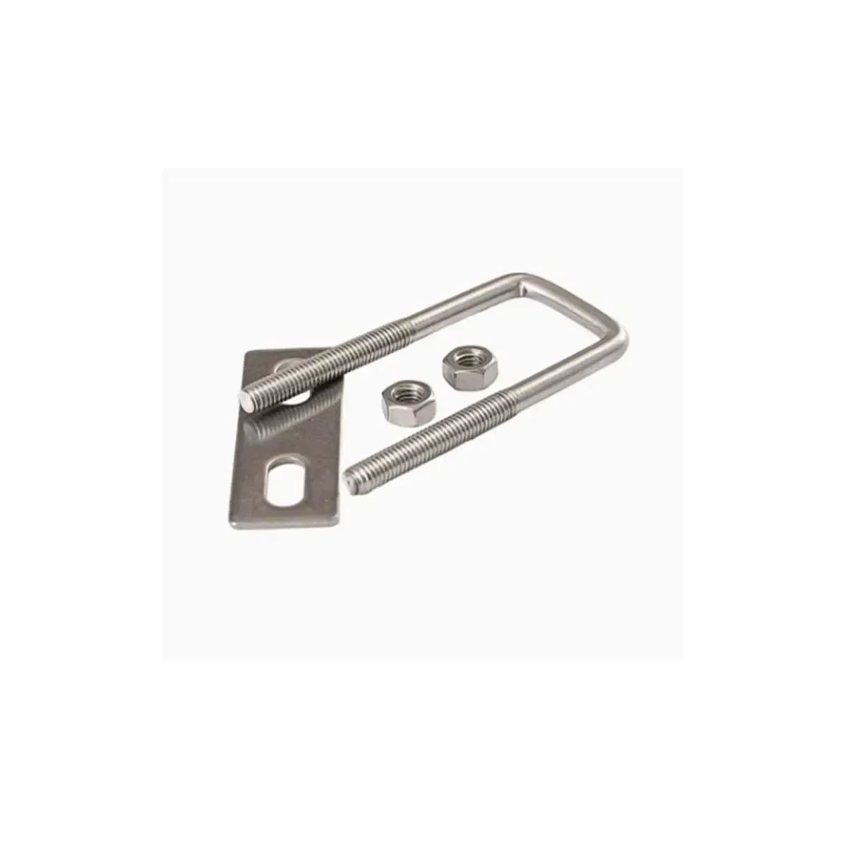 304 Stainless Steel Square Clamp Right Angle u-Bolt/Clamp Square Tube Fixing Piece M6M8