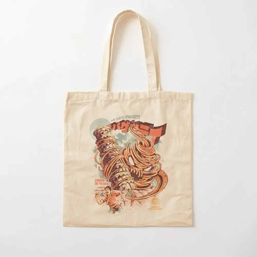 

The Kaiju Spaghetti Tote Bag hand bags shopper bag woman sac pour femme supermarket folding bag