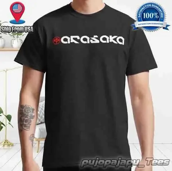 New Item Arasaka American Funny Logo Men's T-Shirt Size S-5XL